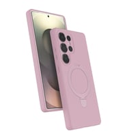 Samsung Galaxy S23 Ultra Regal Magsafe Standlı Kapak - Açık Pembe