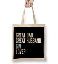 Fathers Day Awesome Dad And Cider Lover Bez Çanta Uzun Saplı
