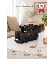 Torima Hava Nemlendiricisi Led Işıklı Aroma Difüzör Tank Tasarım Ultrasonik 300 ML H20 Siyah