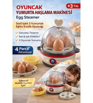 Yumurta Haşlama Makinesi Egg Steamer Sesli Işıklı 3 Yumurtalı Eğitici Evcilik Oyuncağı