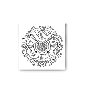 DBSanatevi Mandala Çiçek Tablo 60 X 60 Cm