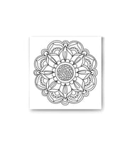 DBSanatevi Mandala Çiçek Tablo 60 X 60 Cm