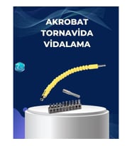 Mey İthalat® 12’li Akrobat Bits Vidalama Seti Esnek Uç Çok Yönlü Kullanım