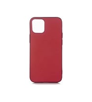 Apple iPhone 12 (6.1'') Premium Silikon Kılıf Bordo