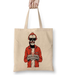 Hipster Two Bez Çanta Uzun Saplı