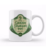 Harry Potter The  Green Dragon Kupa Bardak Porselen