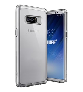 Buff Galaxy Note 8 ile Uyumlu Air Hybrid Kılıf Smoke Black