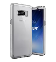 Buff Galaxy Note 8 ile Uyumlu Air Hybrid Kılıf Smoke Black