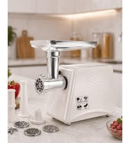 Çok Fonksiyonlu Kıyma Makinesi 3 Metal Disk Sucuk Sosis ve İçli Köfte Aparatlı
