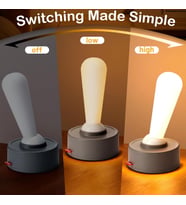 Çok Fonksiyonlu Vites Joystick Gece Lambası 20 cm x 11,2 cm (Beyaz)