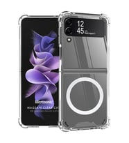 Microsonic Samsung Galaxy Z Flip 4 Kılıf MagSafe Clear Soft Şeffaf (Renksiz)