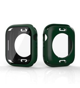 Lexroo Watch 7 41mm 360 Derece Korumalı Kasa ve Ekran Koruyucu Watch Gard 12 - Koyu Yeşil