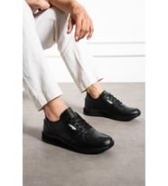 Erkek Sneaker Günlük Rahat Ayakkabı (Siyah)