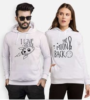 Tshirthane I Love You To The Moon Back Sevgili Kombinleri Kapüşonlu Kombini (Tek Ürün Fiyatıdır.)