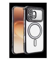 Huawei Honor 600 Joke Simli Magneticsafe Kılıf - Siyah