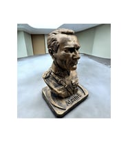 Dekoratif Polyester Atatürk Büstü 17 Cm Gold Eskitme