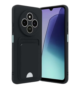 Redmi 14C Kelvin Kartvizitli Silikon - Siyah