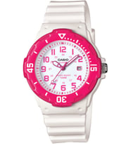 CASIO LRW-200H-4BVDF BEYAZ SİLİKON KORDON RAKAMLI ÇOCUK KOL SAATİ