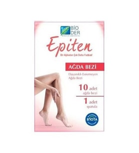 Bioder Epiten Ağda Bezi 10 Adet