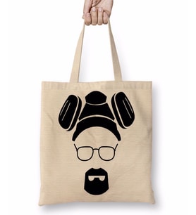 Breaking Bad Mascara Heisenberg Bez Çanta Uzun Saplı