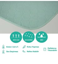 ABSO KAPİTONELİ, YIKANABİLİR, SIVI GEÇİRMEZ ÇOCUK TUVALET EĞİTİM PEDİ (75X85)