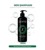 Zento Haır Care Mousturızer Shampoo Nem Şampuanı 500 ml