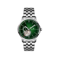 Momentus MM102S-15SS Safir Çizilmez Cam Otomatik Mekanizma Metalik Renk Erkek Kol Saati