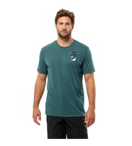 Jack Wolfskin Vonnan S/S Outdoor Tişört Zümrüt
