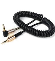 Akıllı telefonlar ve tabletler  MP3 çalarlar  Araç teyplerinin AUX girişleri  Hoparlörler ve kulaklıklar uyumlu Siyah Altın Uçlu Araç Müzik Ses Kablosu Stereo Aux Kablo 1 Mt - 3.5mm (Düz Siyah)