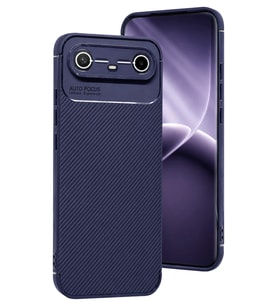 Mey İthalat® Tecno Spark Slim 5G Auto Focus Karbon Kapak - Lacivert