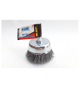 Northcity HA11145 Pimli Gri Tel Çanak Fırça 50 mm – Pas ve Boy Temizliğinde Etkin Çözüm
