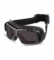 Motosiklet Güneş Gözlüğü  Kask Altı Rüzgar Yağmur Korumalı Retro Gözlük