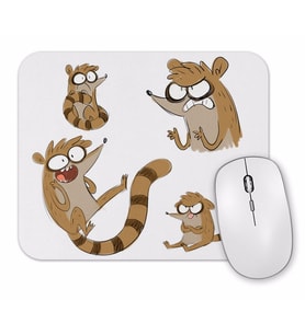 Regular Show Rigby A Bunch of Baby Ducks Mouse Pad.jpg