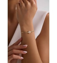 Balık Sırtı Baget Bileklik 17+3 cm