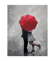 Kaçak Aşk (çerçeveli) 70x90 Cm Sayılarla Boyama Hobi Seti