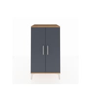 Hyperion Komodin 2 Kapaklı 60x44x106 Çam-Antrasit