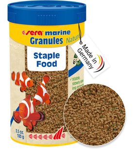 Marin granulat Tuzlu Su Akvaryumları İçin Temel Yem 250 ml 116 gr