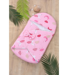 Kız Bebek Pembe Bulut Anakuçağı Kundak STL6566