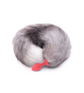 Fox Tail Red Slikon  Plug