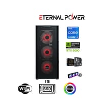 Eternal Power Intel i9 14900K RTX 5090 Gaming PC  16GB DDR5  1TB NVMe M.2  B760M WiFi  750W  240mm Sıvı Soğutma