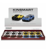 Bugatti Divo Çek Bırak Metal Araba - Açılır Kapılı Diecast Model Koleksiyonluk Oyuncak (11,5 cm)