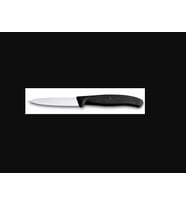 Victorinox Mutfak SwissClassic 8cm Soyma Bıçağı Siyah Sivri Uçlu 194mm VT 6.7603