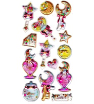 Sticker Kabartmalı Sticker Defter, Planlayıcı Etiket (pullu-814)-17x9 cm - Sihirli Asa
