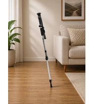 Ayarlanabilir Trekking Baton Yürüyüş Bastonu Kaymaz Taban Ergonomik Sap 135 Cm