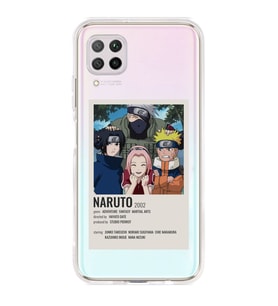 Huawei P40 Lite Uyumlu Naruto Anime Desenli Şeffaf Telefon Kılıfı
