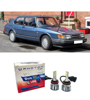 Saab 900 Led Xenon Uzun + Kısa Far Ampulü H4 Duo Yeni Seri Beyaz