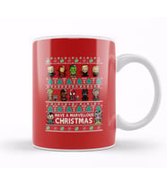 Avengers Have A Marvellous Christmas Kupa Bardak Porselen