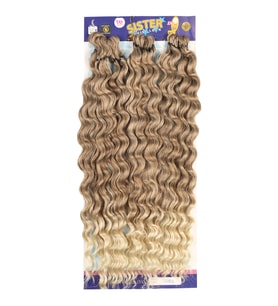 Sister Afro Dalgası Saç - Küllü Kumral / Platin Ombreli 12-613