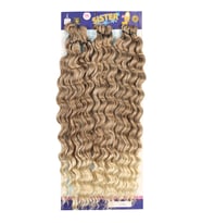 Sister Afro Dalgası Saç - Küllü Kumral / Platin Ombreli 12-613