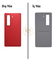 Infinix Hot 50 Pro Plus Kırmızı Uyumlu Arka Kapak Arka Cam Batarya Pil Kapağı Lazer Kesim Back Cover